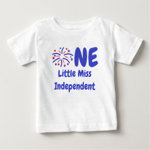 Little Miss Independent 1. Geburtstag Baby T - Shi Baby T-shirt