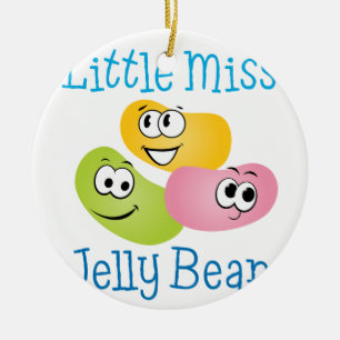 Little Miss Jelly Bean Keramik Ornament