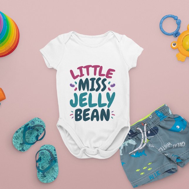 Little Miss Jelly Bean Oaster Candy Nickname Baby Strampler (Von Creator hochgeladen)