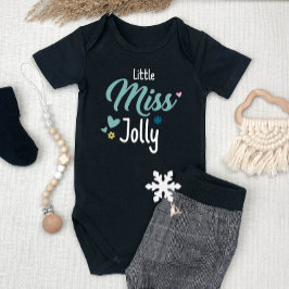 Little Miss Jolly Girl Baby Strampler