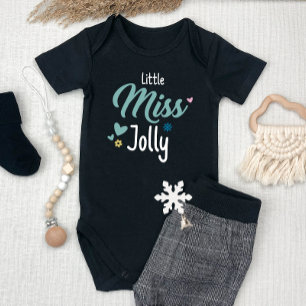 Little Miss Jolly Girl Baby Strampler