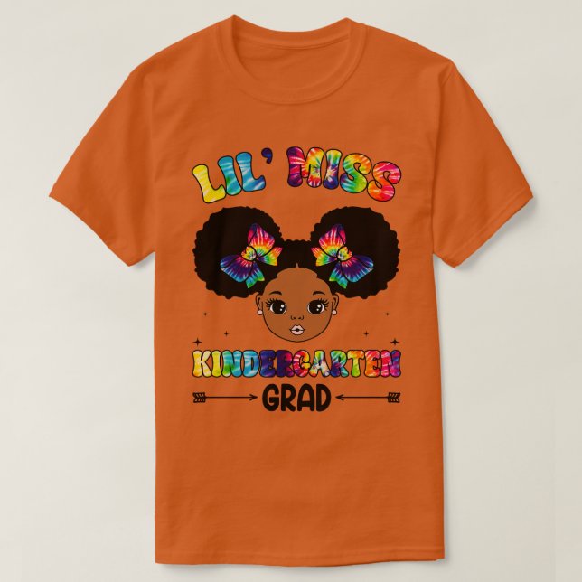 Little Miss Kindergarten Grad 2024 Abschluss Gesch T-Shirt (Design vorne)