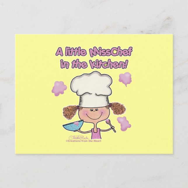 Little Miss Koch Postkarte (Vorderseite)