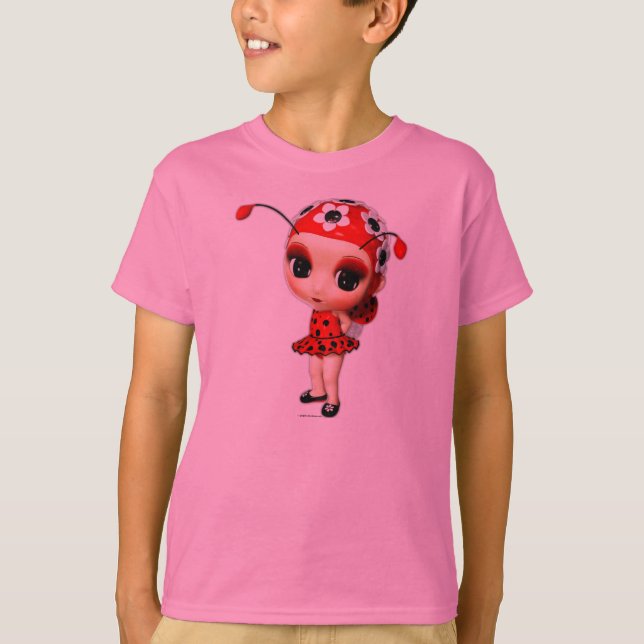 Little Miss Ladybug Kids' T-Shirt (Vorderseite)