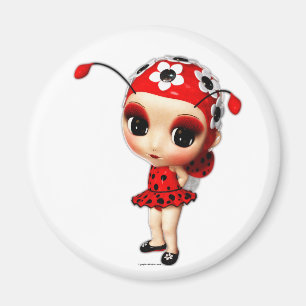 Little Miss Ladybug Magnet