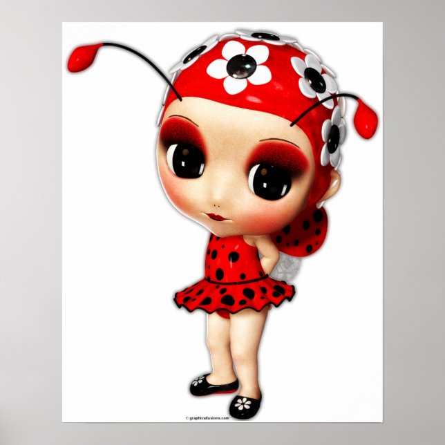 Little Miss Ladybug Poster (Vorne)