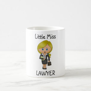 Little Miss Lawyer - Blonde, Blue Eyes Tasse