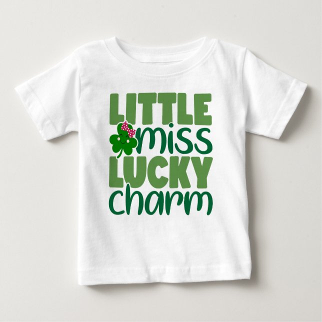 Little Miss Lucky Charm Baby T-shirt (Vorderseite)