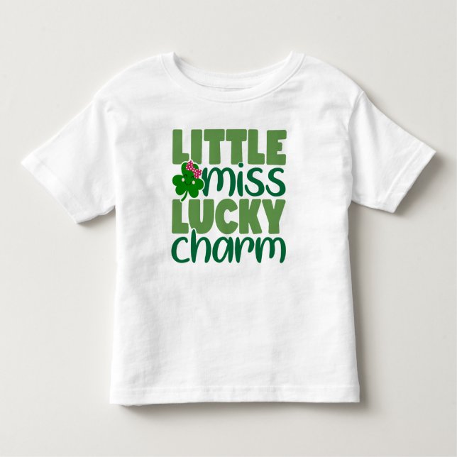 Little Miss Lucky Charm Kleinkind T-shirt (Vorderseite)