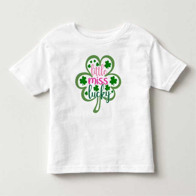 Little Miss Lucky Kleinkind T-shirt (Vorderseite)
