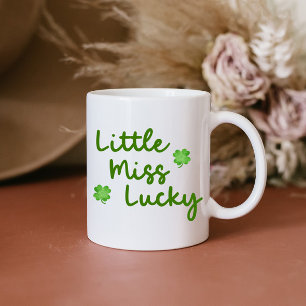 Little Miss Lucky St Patrick's Day Green Coffee Mu Kaffeetasse