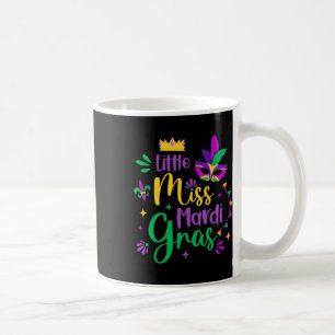 Little Miss Mardi Gras Kids Karneval Bekleidungsmä Kaffeetasse