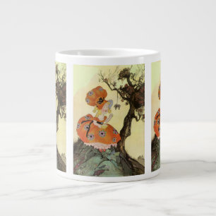 Little Miss Muffet & Spinne, Vintage Mother Goose Jumbo-Tasse