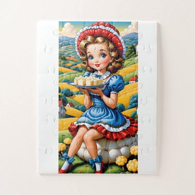 Little Miss Muffett Puzzle (Vertikal)