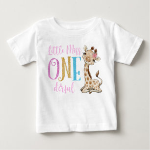 Little Miss One Derful 1. Geburtstag Baby T - Shir Baby T-shirt