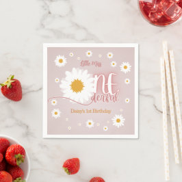 Little Miss Onederful 1. Geburtstag Serviette