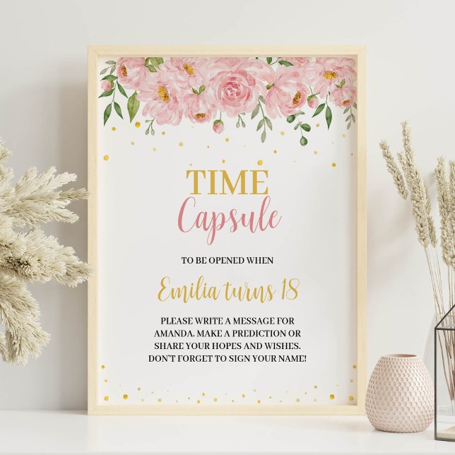 Little Miss Onederful Birthday Time Capsule Poster (Von Creator hochgeladen)