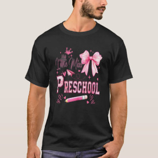 Little Miss Preschool First Day of Preschool Cute T-Shirt