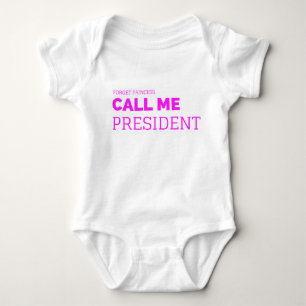 Little Miss President Baby Strampler