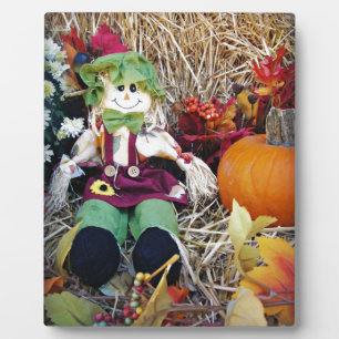 Little Miss Scarecrow Fotoplatte