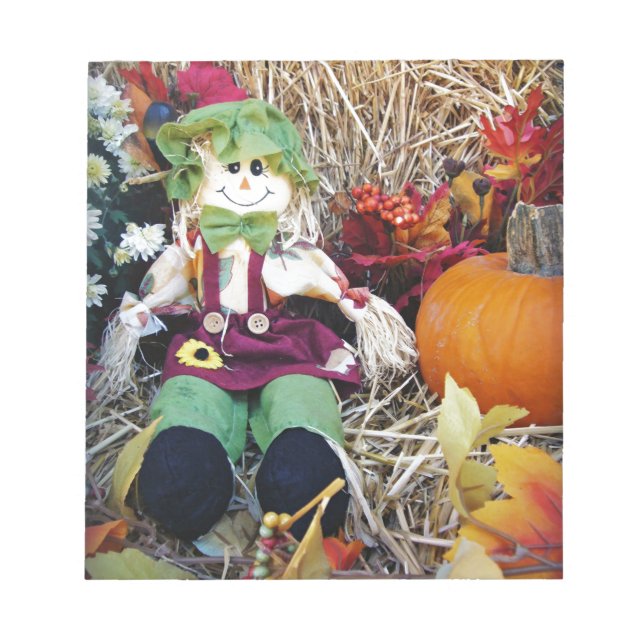Little Miss Scarecrow Notizblock (Vorderseite)