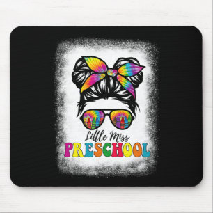 Little Miss Vorschool Gefärbte Krawatte Messy Bun  Mousepad
