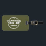 Little Missouri River Arkansas Kayaking Gepäckanhänger<br><div class="desc">Der Missouri-Fluss beginnt im Western Arkansas südöstlich von Mena und fließt frei durch die Ouachita-Berge und landschaftliche Gebiete des Ouachita-Nationalwaldes,  zu denen die kleinen Missouri-Fälle und die Erholungsgebiete Albert Pike zählen.</div>