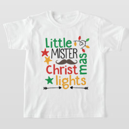 Little Mister Christmas Lights T-Shirt