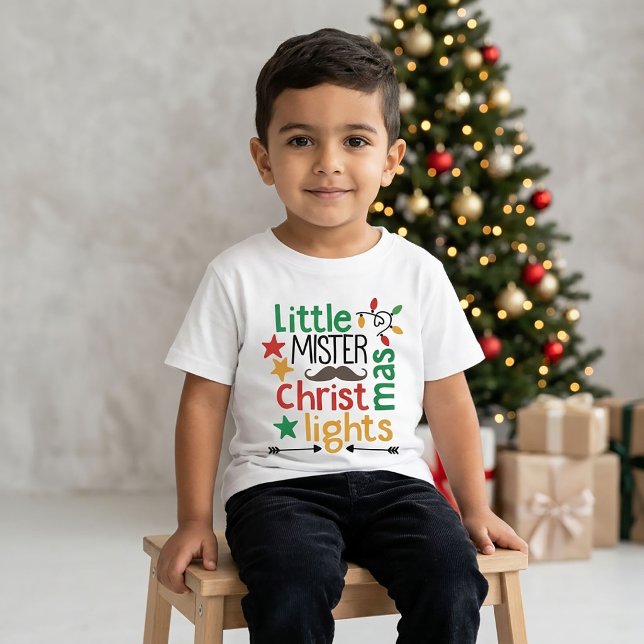 Little Mister Christmas Lights T-Shirt (Von Creator hochgeladen)