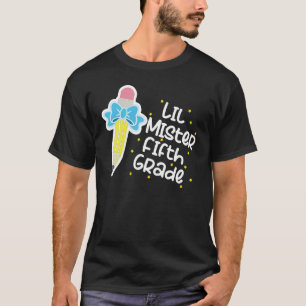 Little Mister Fifth Grade 1st School Day Boys 5th T-Shirt