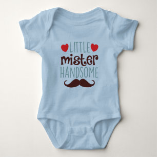 Little Mister Handsome Bodysuit Baby Strampler