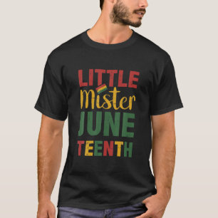 Little Mister Juneteenth feiert Afrikanisch T-Shirt