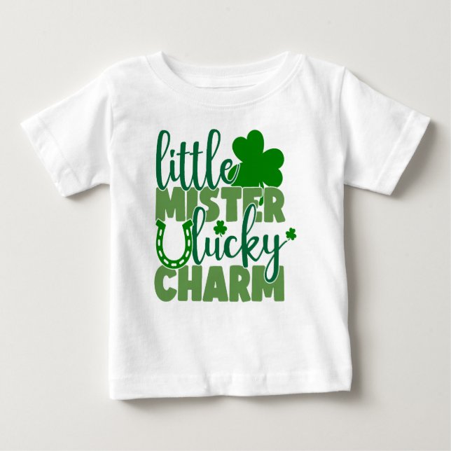 Little Mister Lucky Charm Baby T-shirt (Vorderseite)