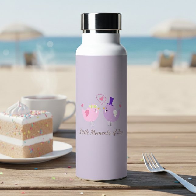 Little Moments of Joy Insulated Water Bottle  Trinkflasche (Von Creator hochgeladen)