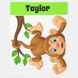 Little Monkey Lg. Fleecedecke