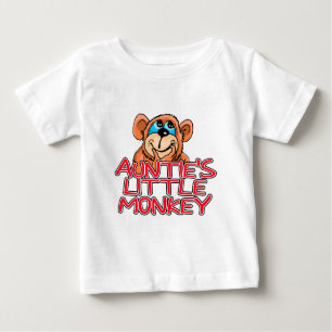 Little Monkey Tante Baby T-shirt