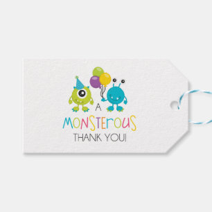 Little Monster Danke-Tag Geschenkanhänger
