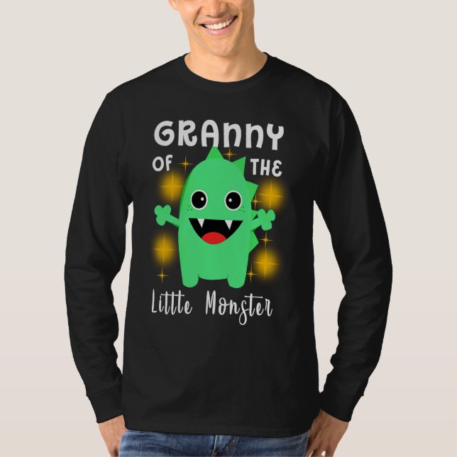 Little Monster Outfit  Granny Of The Little Monste T-Shirt (Vorderseite)
