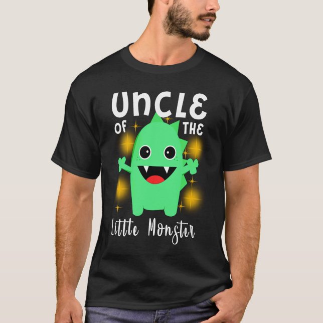 Little Monster Outfit Uncle of the Little Monster T-Shirt (Vorderseite)
