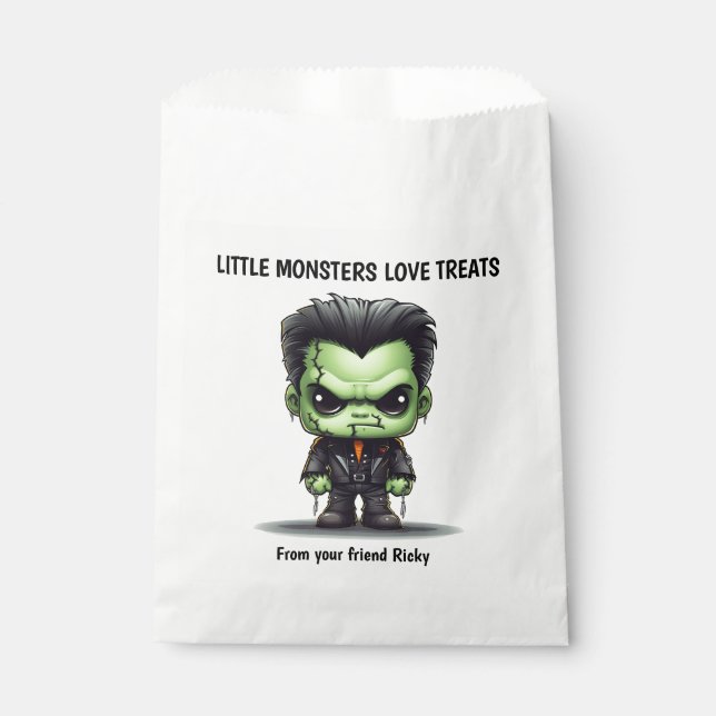 Little Monster Tough Typ Halloween Geschenktütchen (Vorderseite)