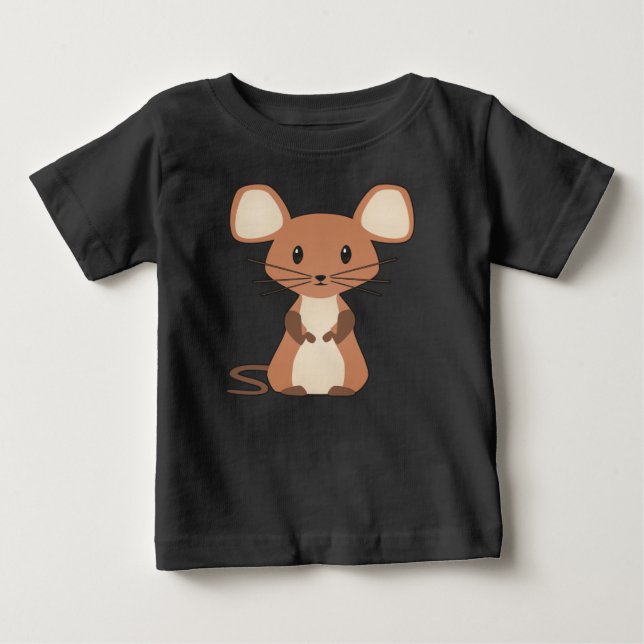 Little Mouse Baby Shirt (Vorderseite)