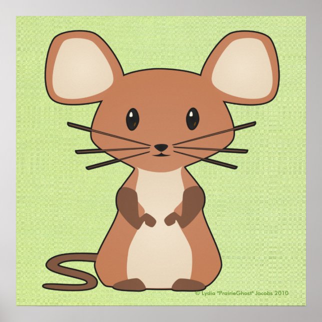 Little Mouse Print Poster (Vorne)
