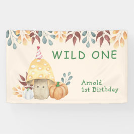 Little Mushroom erste Geburtstagsparty Banner