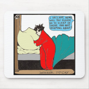 "Little Nemo" im Bett Mousepad