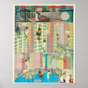 Little Nemo Vintag Comic Strip Poster