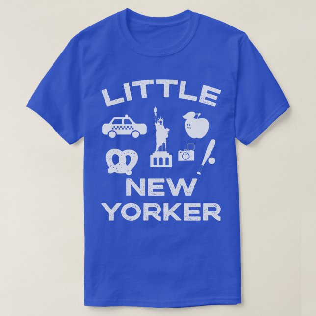 Little New Yorker New York Kids New York Children  T-Shirt (Design vorne)