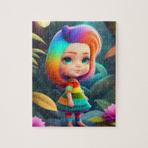 Little Niedlich Elf Girl Puzzle