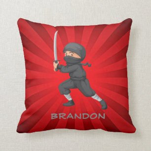 Little Ninja Design Throw Kissen