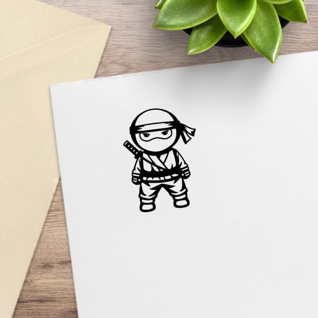 Little Ninja Warrior 1x1 Gummistempel (Von Creator hochgeladen)