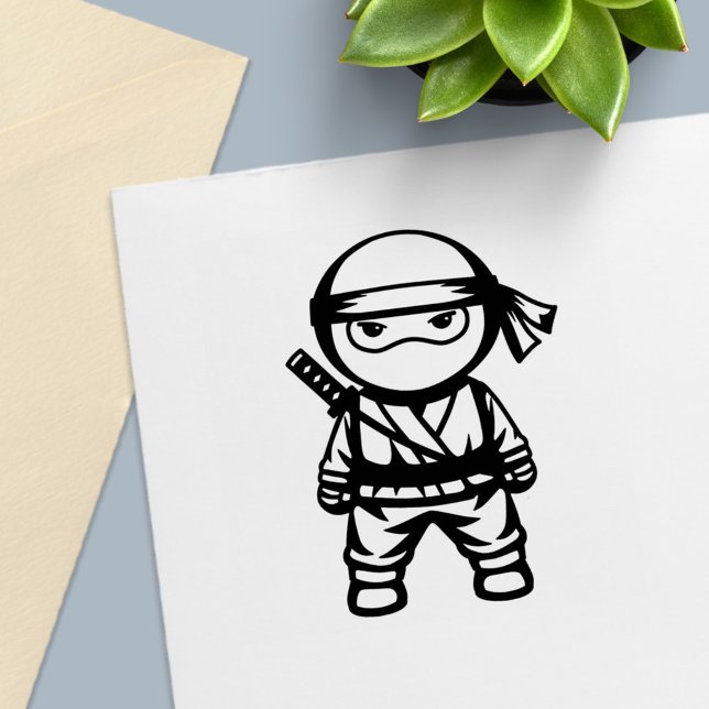 Little Ninja Warrior Color Me Permastempel (Von Creator hochgeladen)